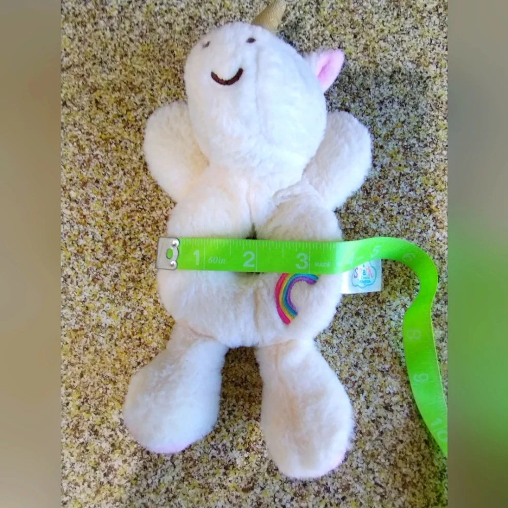 ÷Spark Lovey Security Plush Hand Rattle Unicorn Rainbow Infant Fairy Core Lovey - Picture 14 of 14